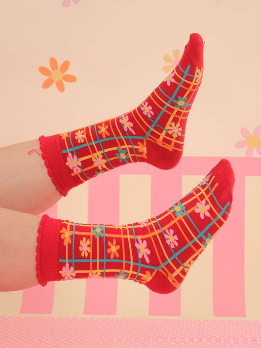 Showa Sweets House Flower Knit Socks【s0000015155】