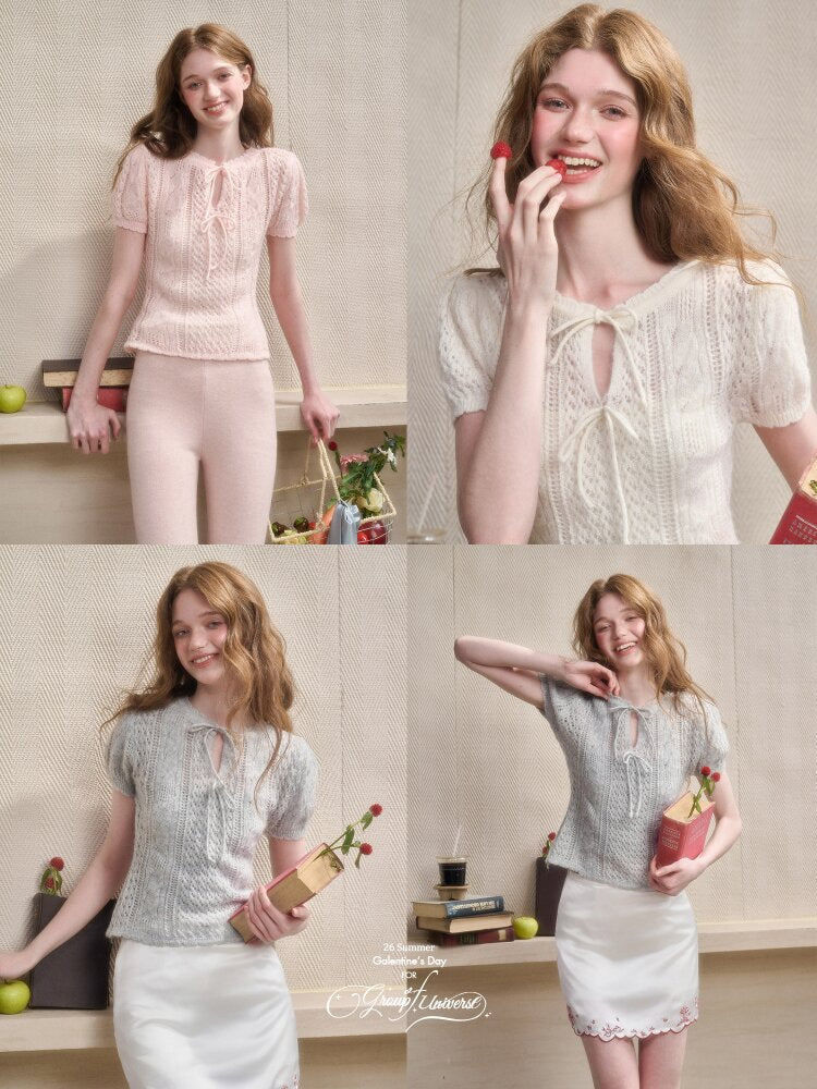 Soft Kitten Mohair Wool Knitwear【s0000015626】