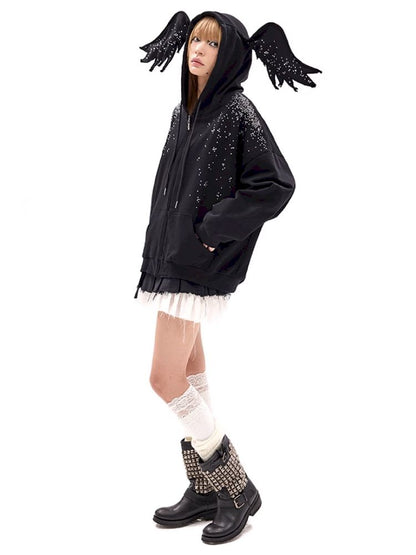 Black Angel Sweatshirt【s0000011792】