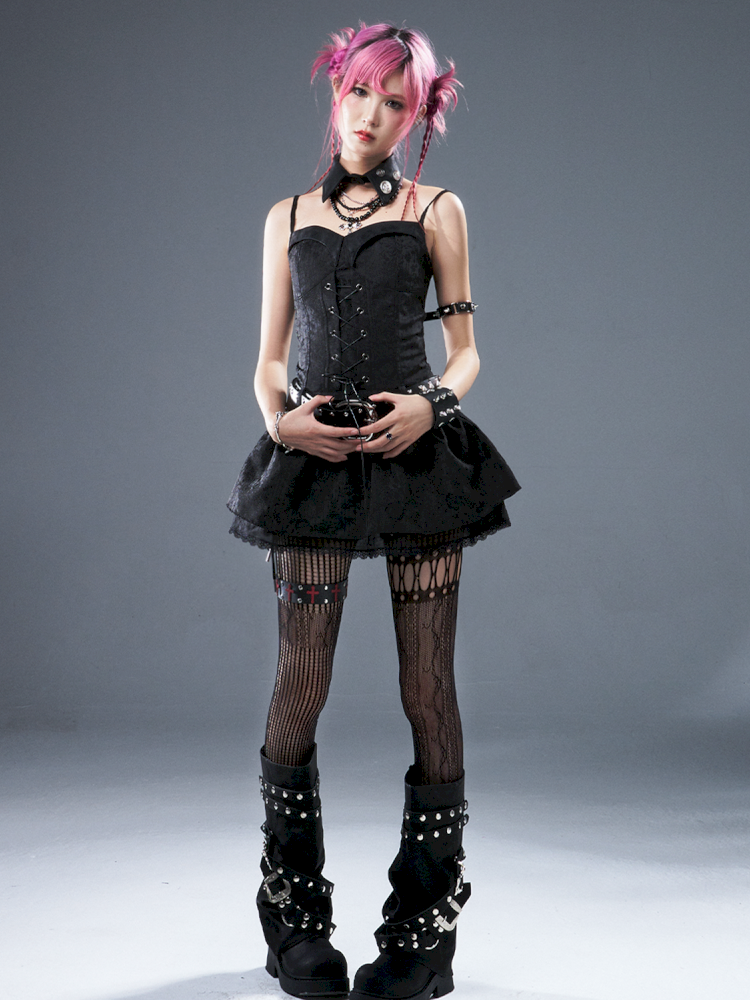 Tie-up Waist Strap Dress【s0000012943】