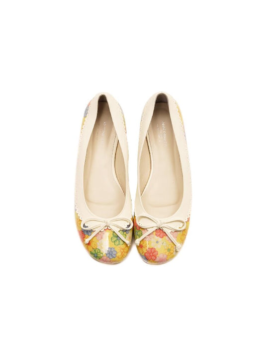 Flower Rabbit Patchwork Bow Shoes【s0000016430】