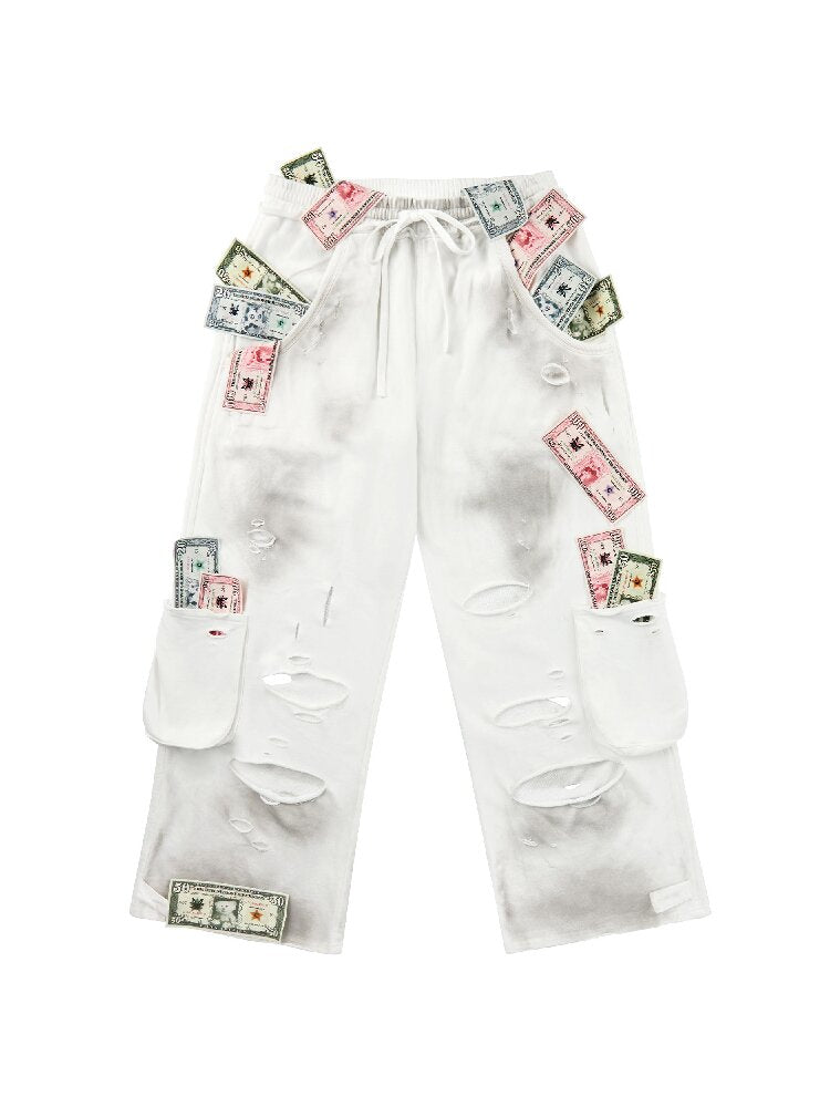 Distressed Sweatpants【s0000017488】