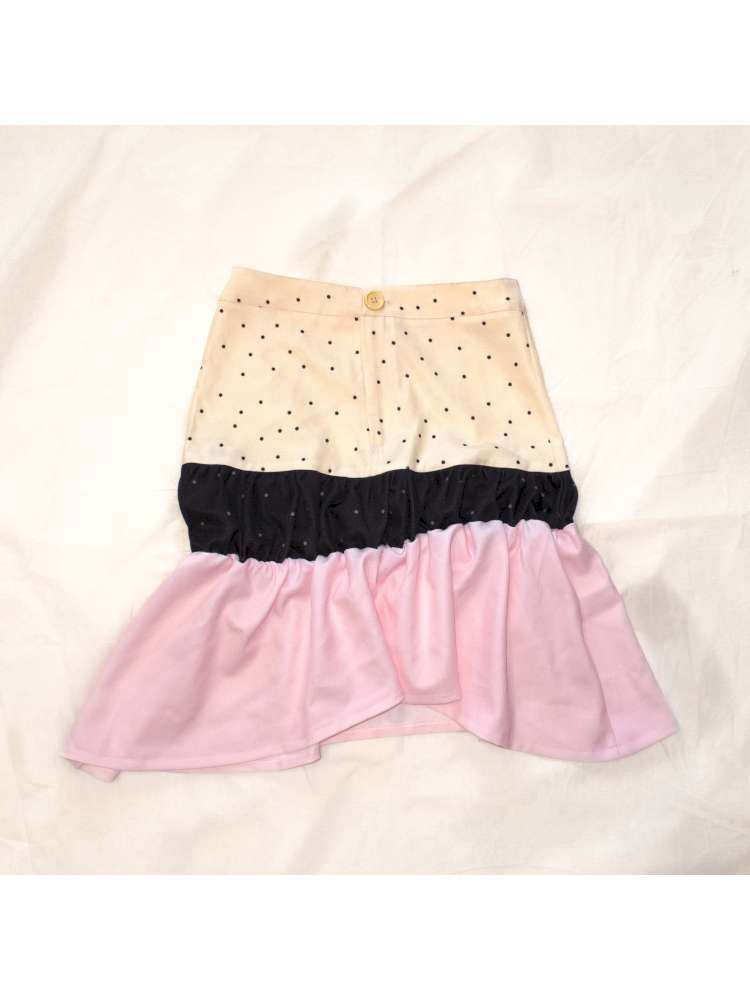 Patchwork Irregular Polka Skirt【s0000015393】