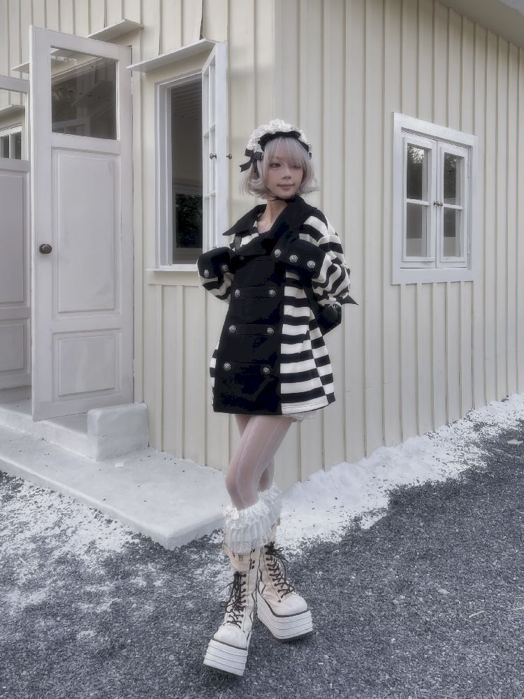 Padded Oversize Sweatshirt Jacket【s0000011345】