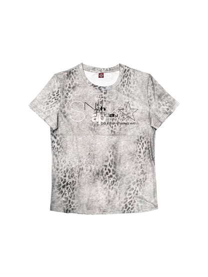 Millennium Silver Foil Leopard Tee【s0000018262】