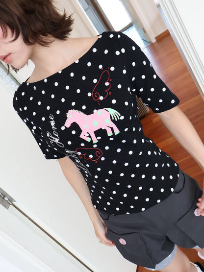 LuckyHorse Silver Stamped Boat Top【s0000018680】