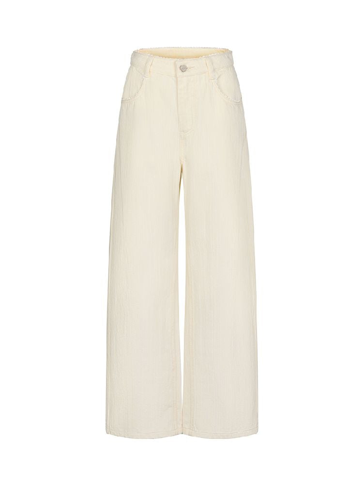 Cubic Bow Light Jeans Lace Pants【s0000011977】