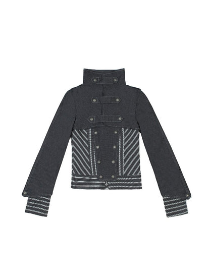 Fake Two Denim Patchwork Jacket【s0000015947】