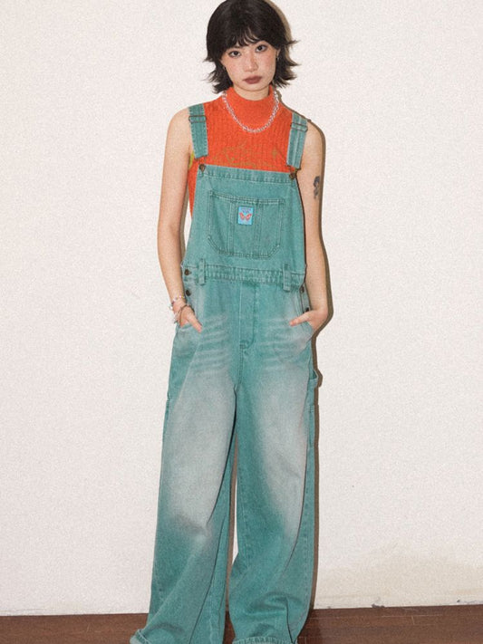 Classic Loose Casual Aged Washed Denim【s0000008830】