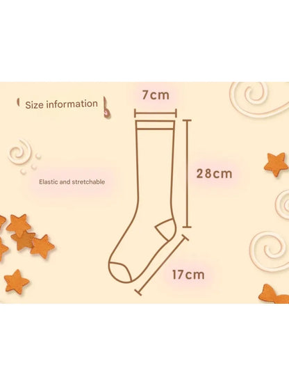 Lace Pink Versatile Mid-Calf Socks【s0000014165】