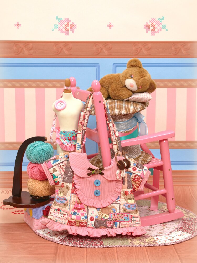 Printed Quilted Patchwork Handbag【s0000015587】