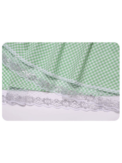 Green Lace Ribbon Loose Half Skirt【s0000009325】