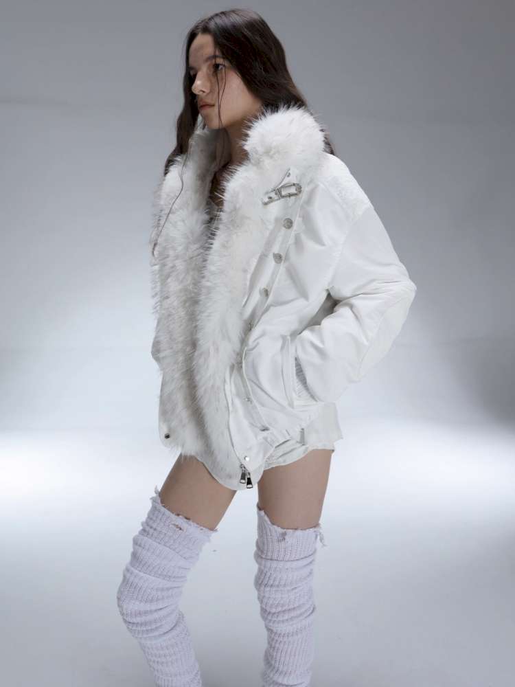 Loose Oversized Fur Collar Down Jacket【s0000014709】