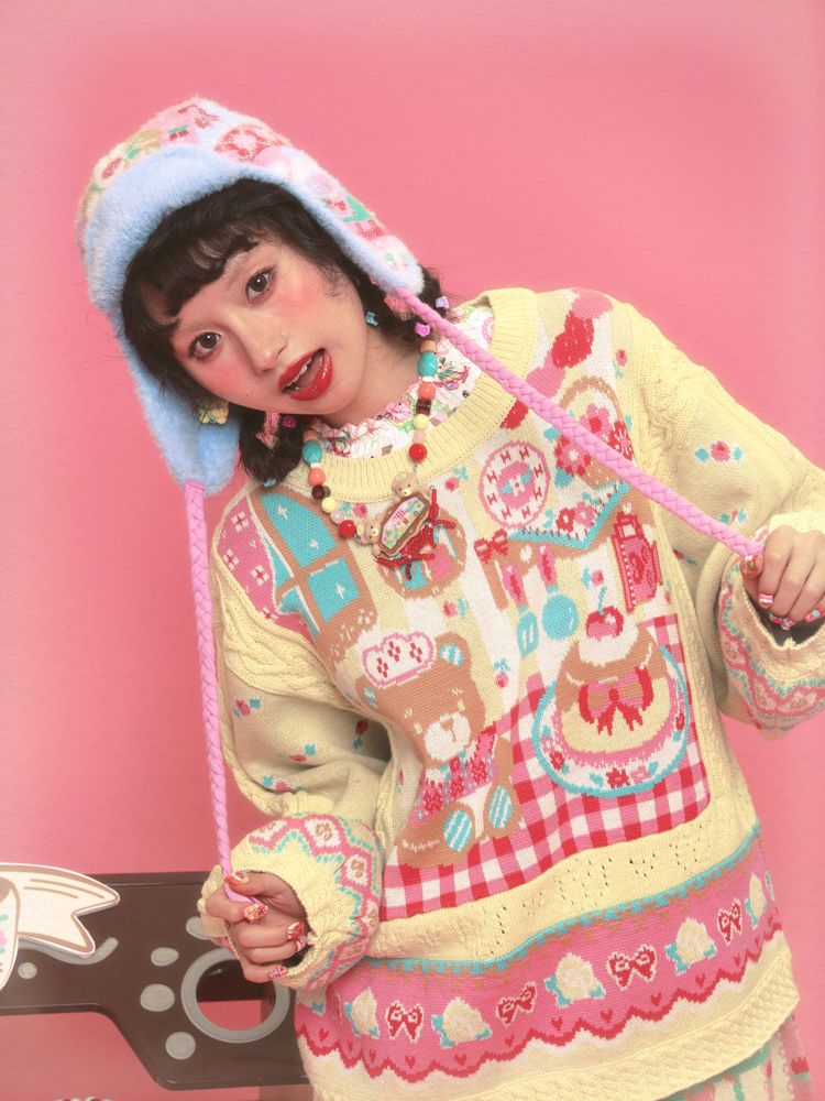 Knitted Pullover Sweater【s0000011326】