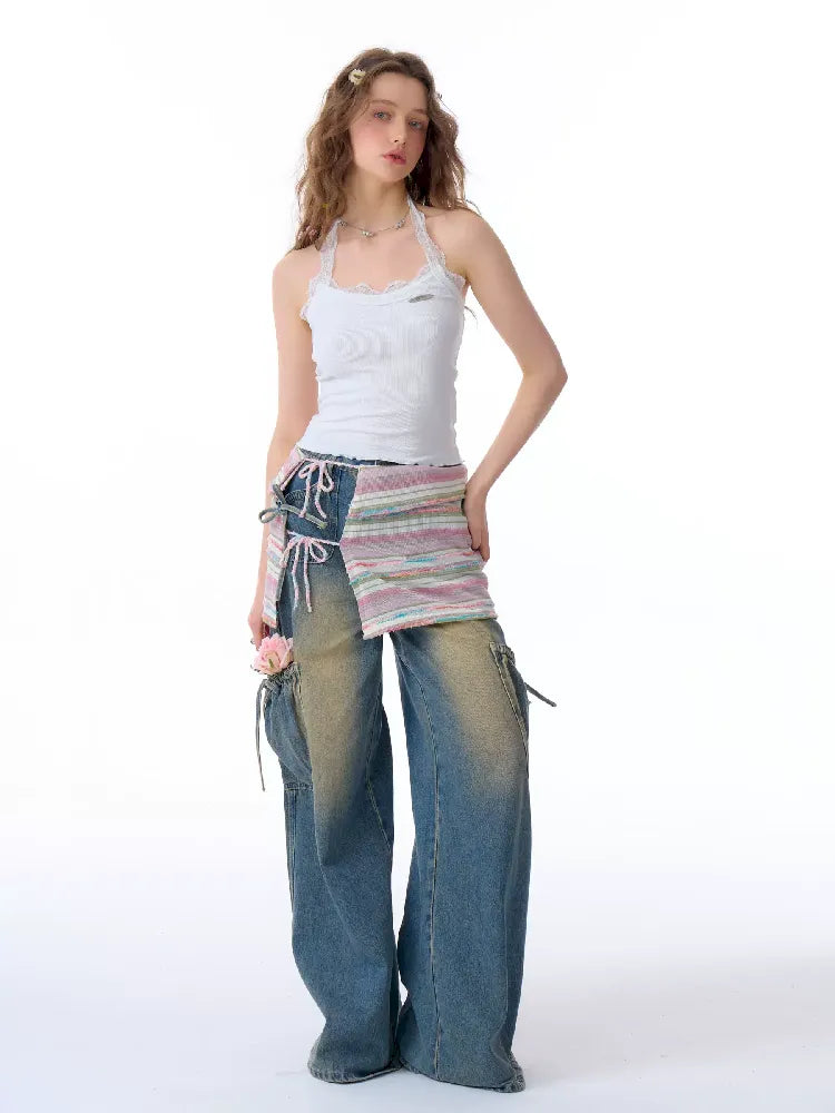 Striped Hem One Piece Knit Tie【s0000011684】