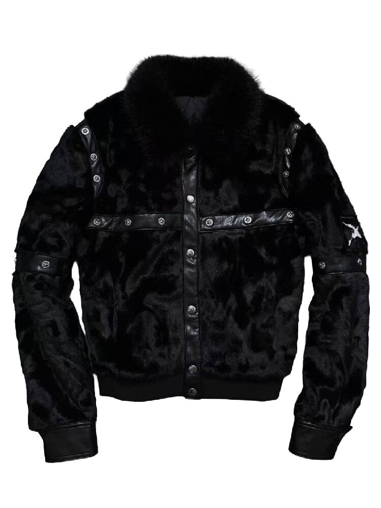 Riveted Embroidery Padded Warm Jacket【s0000019276】