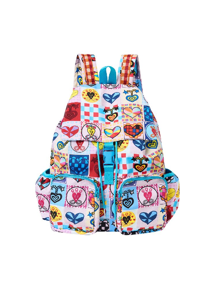 Heart Drawstring Shoulder Bag【s0000017703】