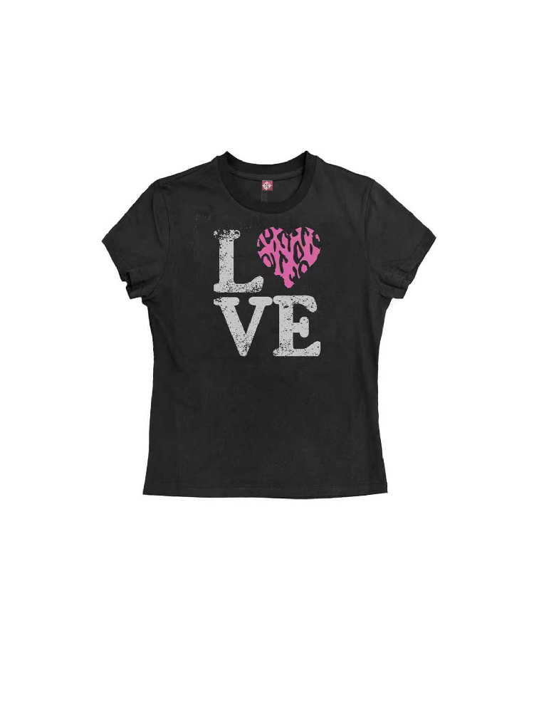 Leopard Print Love Street Tee【s0000018218】