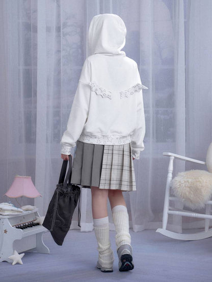 Graffiti Print Hooded Sweatshirt【s0000014364】