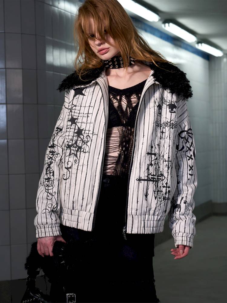 Fur Collar Thick Fleece Jacket【s0000014421】