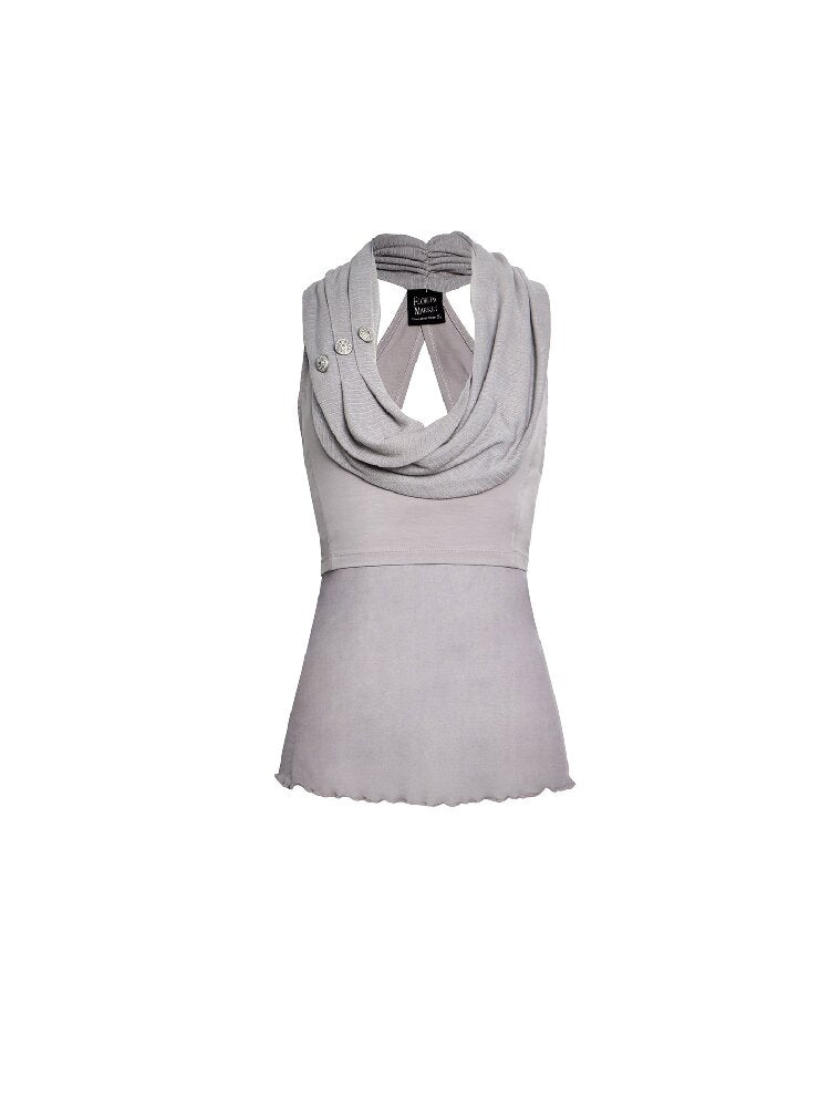 Detachable Collar Mesh Camisole【s0000017019】