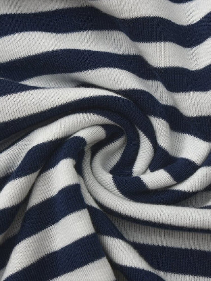 Striped Drawstring Base Layer Set【s0000019259】