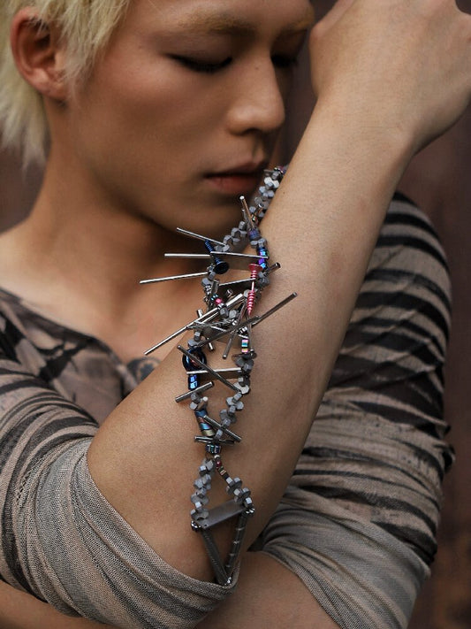 Handmade Irregular Heavy Punk Necklace【s0000018912】