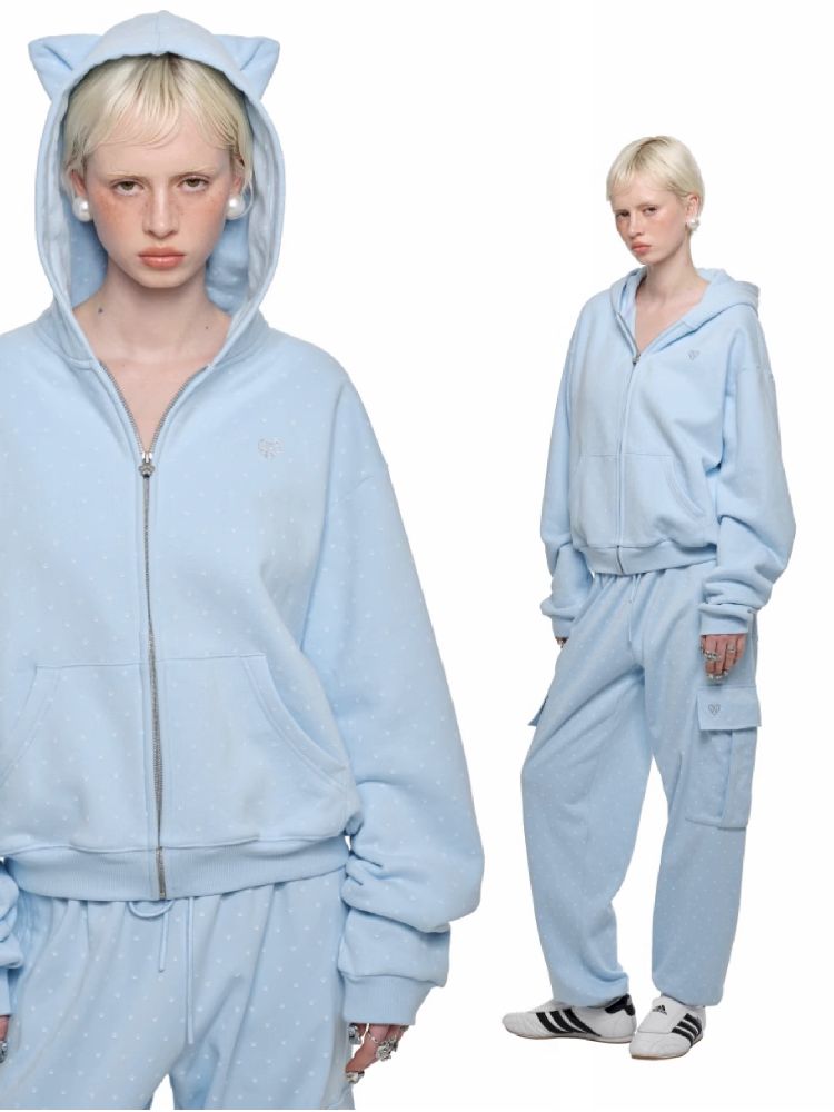 Cat's Claw Casual Sports Drawstring Sweatpants【s0000011583】