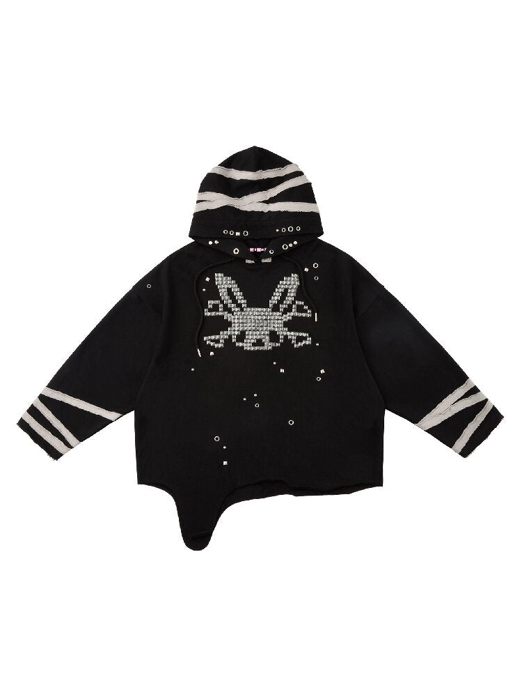 Riveted Rabbit Skull Sweatshirt【s0000016042】