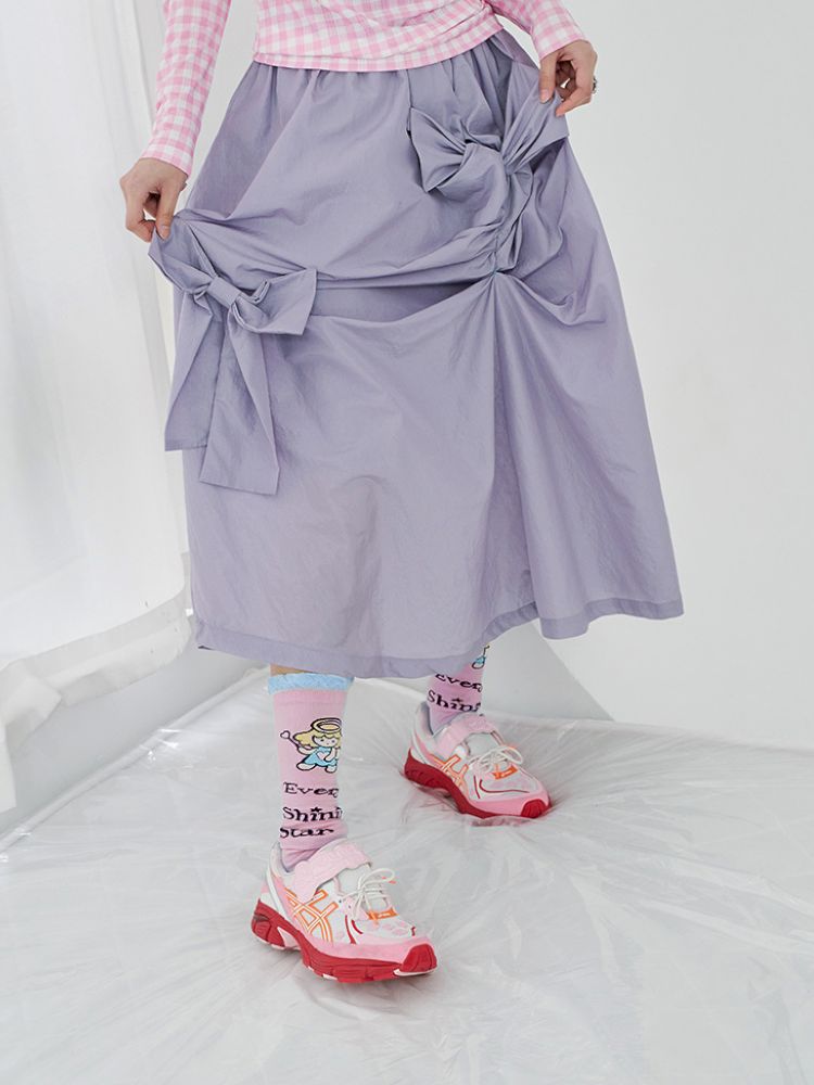 Angel mid-calf socks【s0000012351】