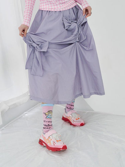 Angel mid-calf socks【s0000012351】