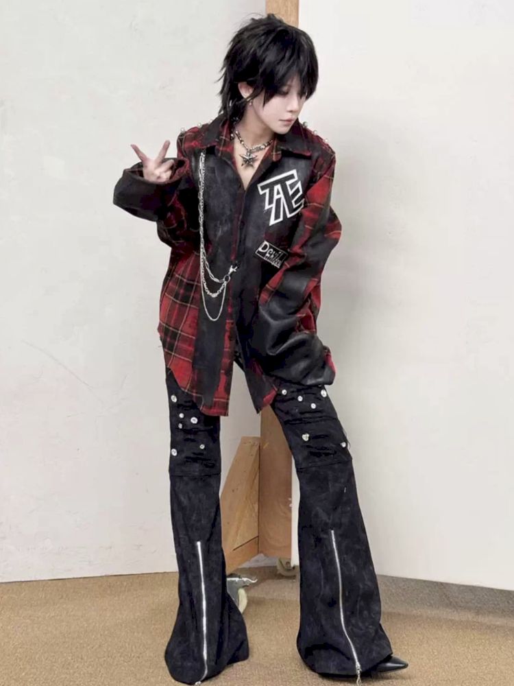 Stained Shirt Jacket【s0000013715】