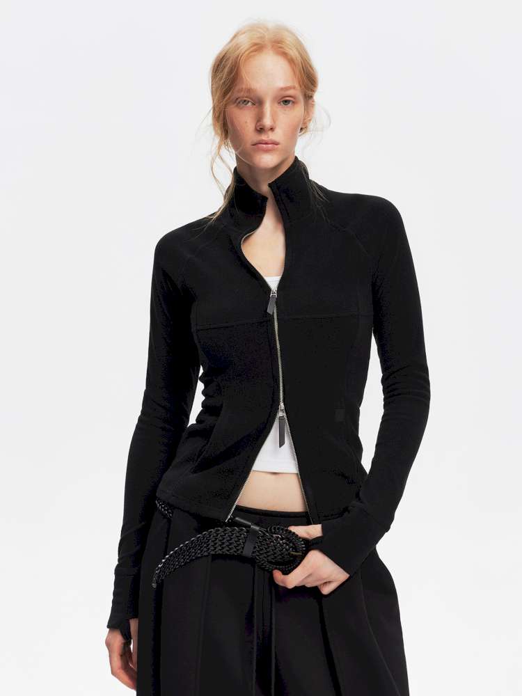 Minimalist Fleece Cycling Slim Jacket【s0000014880】