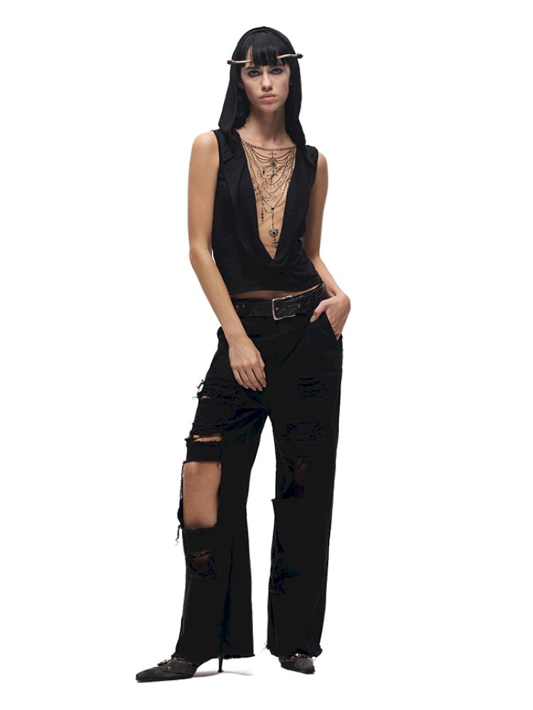 Necklace Rhinestone Swing Neck Vest【s0000012605】