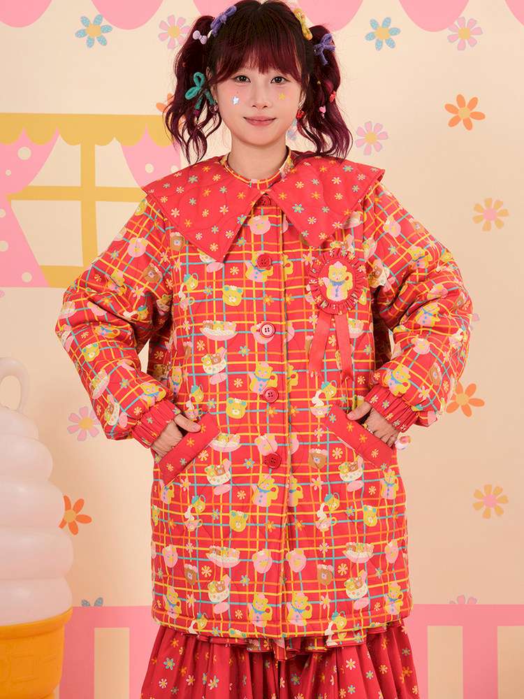 Showa Sweets House Quilted Cotton Jacket【s0000015163】