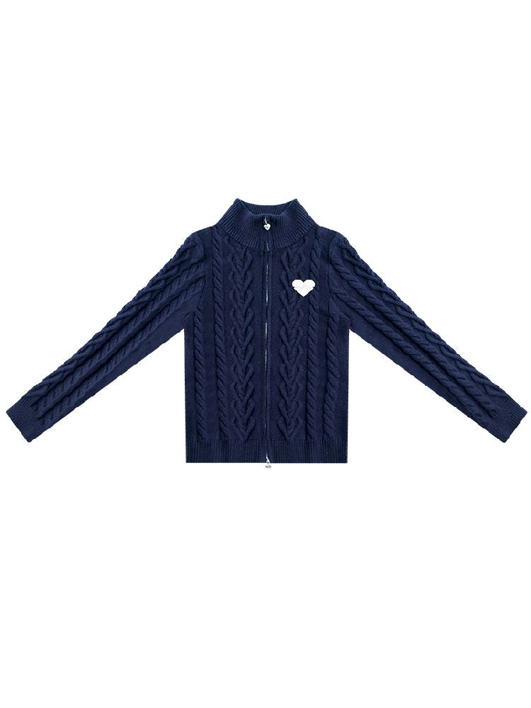 Twist Slim Sweater Cardigan【s0000011514】