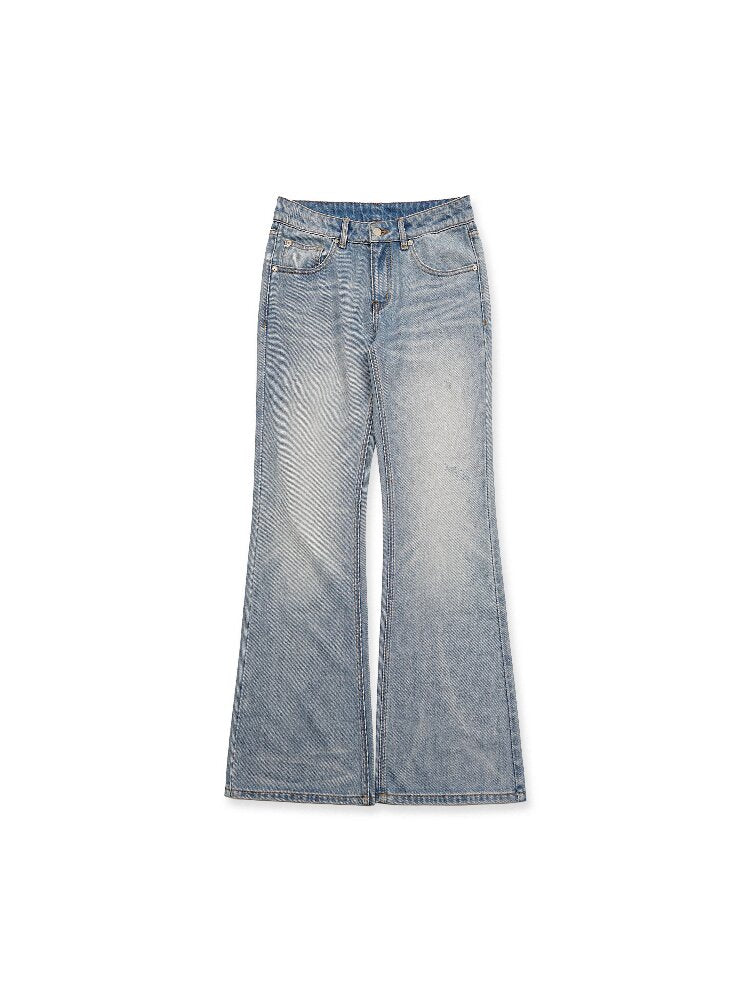 Lyocell Acetic Acid Bootcut Jeans【s0000016423】