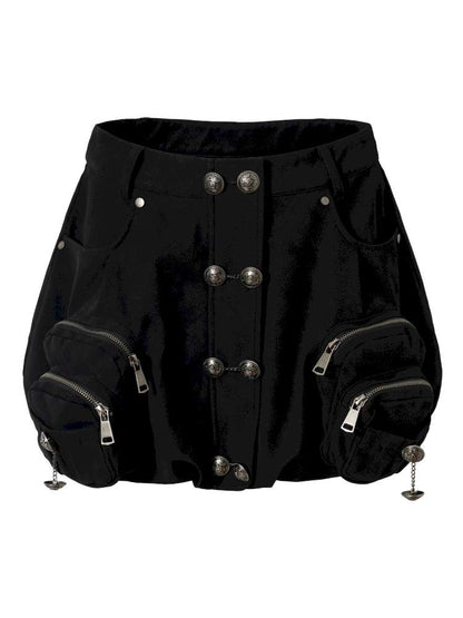 Workwear Flower Bud Skirt【s0000014463】