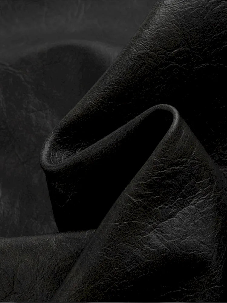 Strappy Slim-Fit Diagonal Zipper Coat【s0000013957】