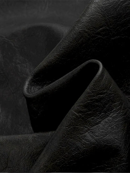 Strappy Slim-Fit Diagonal Zipper Coat【s0000013957】