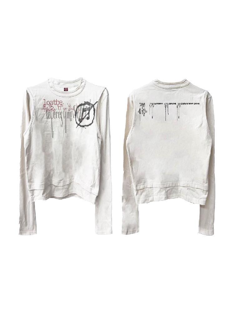 Cotton Linen Bone Apricot Long Sleeve【s0000018192】