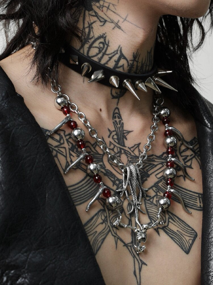 Handmade Y2K Punk Beaded Chain【s0000018967】