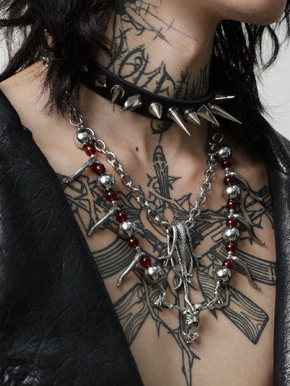 Handmade Y2K Punk Beaded Chain【s0000018967】