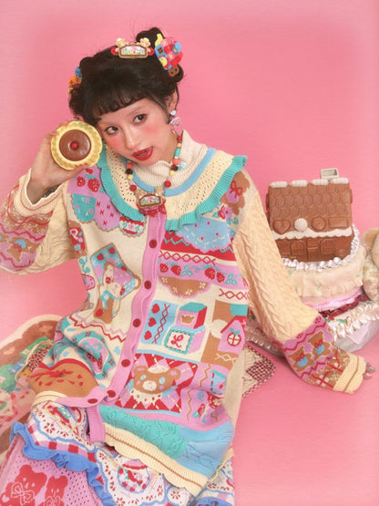 Knit Lapel Cardigan【s0000011329】