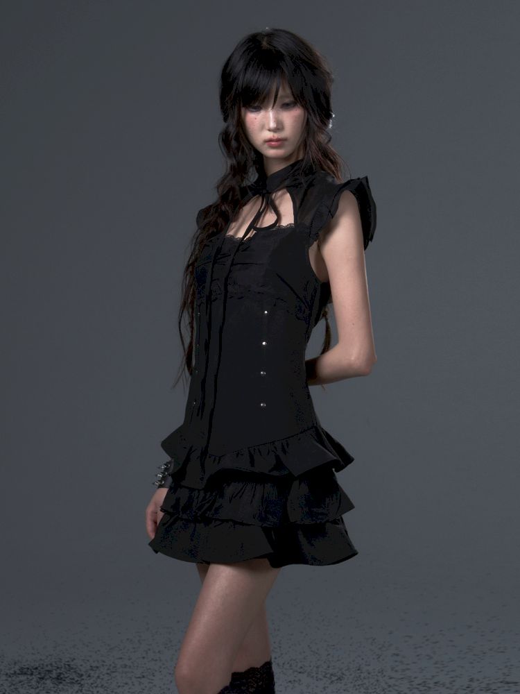 Puffy Cake Cheongsam Dress【s0000012444】