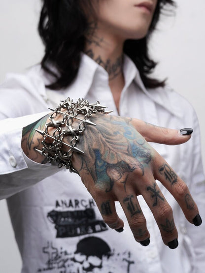 Castle Guard Heavy Gothic Punk Bracelet【s0000018974】