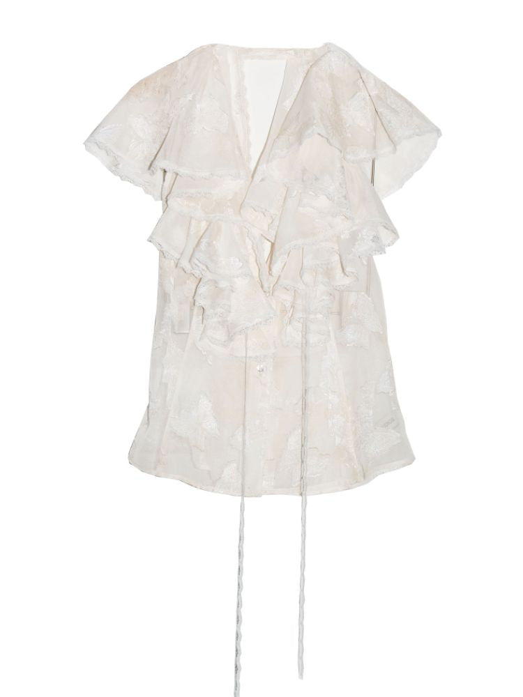 Stacked Collar Backless Neck Tank Top【s0000013206】