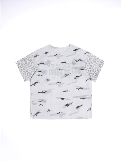 Intoxicating Camouflage Patchwork T-Shirt【s0000016972】
