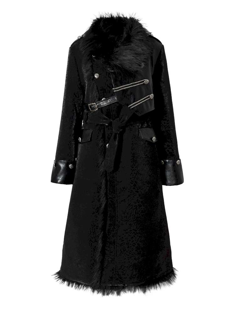 Dark Court Leopard Suede Fur Coat【s0000014925】