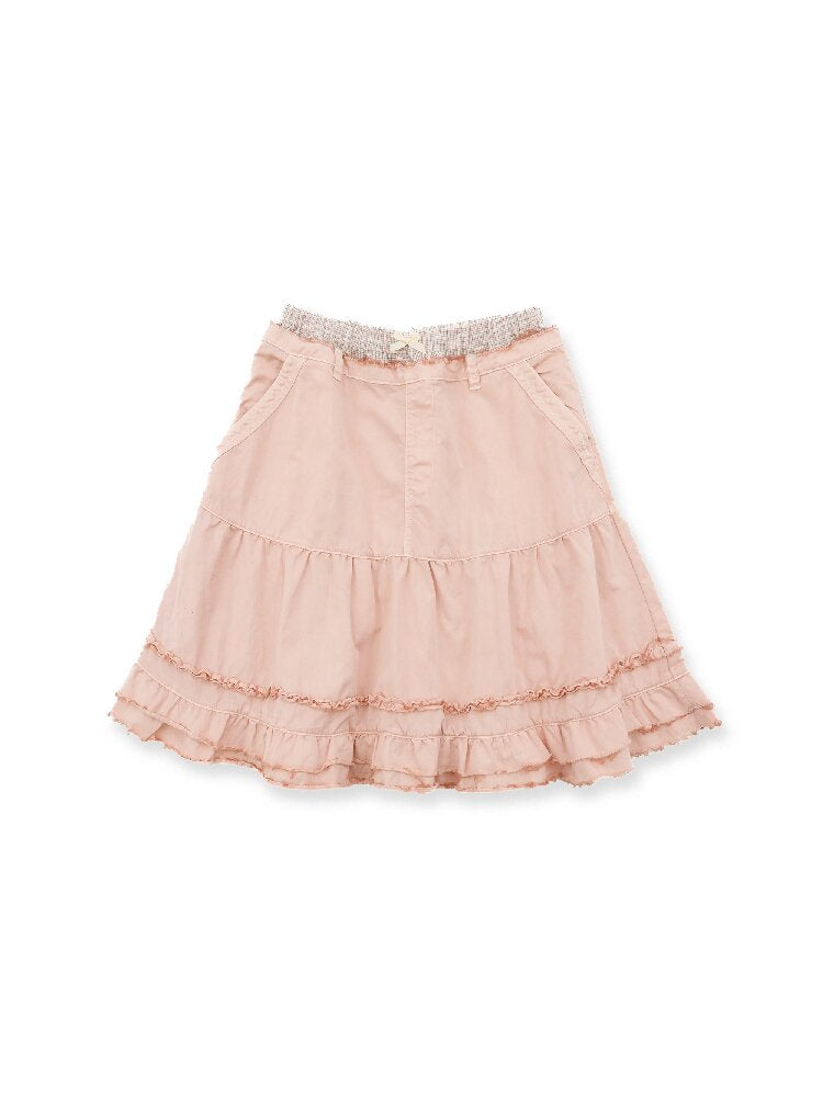 Fake Paneled Ruffled A-line Skirt【s0000016100】